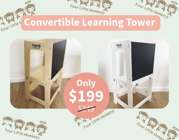 convertible learning tower only $199 was $249