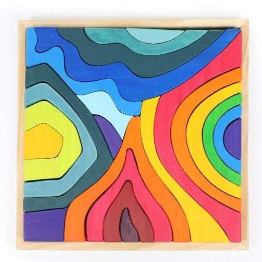 Four Elements Puzzle Stacker | Montessori Style Play