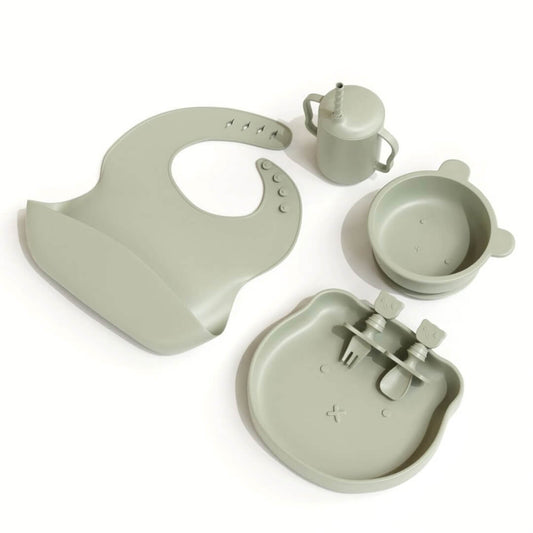 Silicone Bear Early Feeding Set